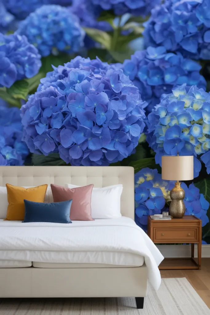 blue wallpaper bedroom ideas