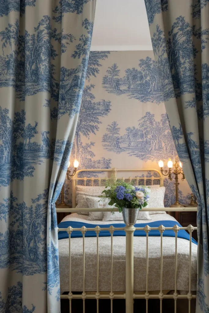 blue wallpaper bedroom ideas