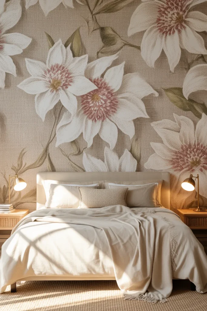 boho bedroom wallpaper