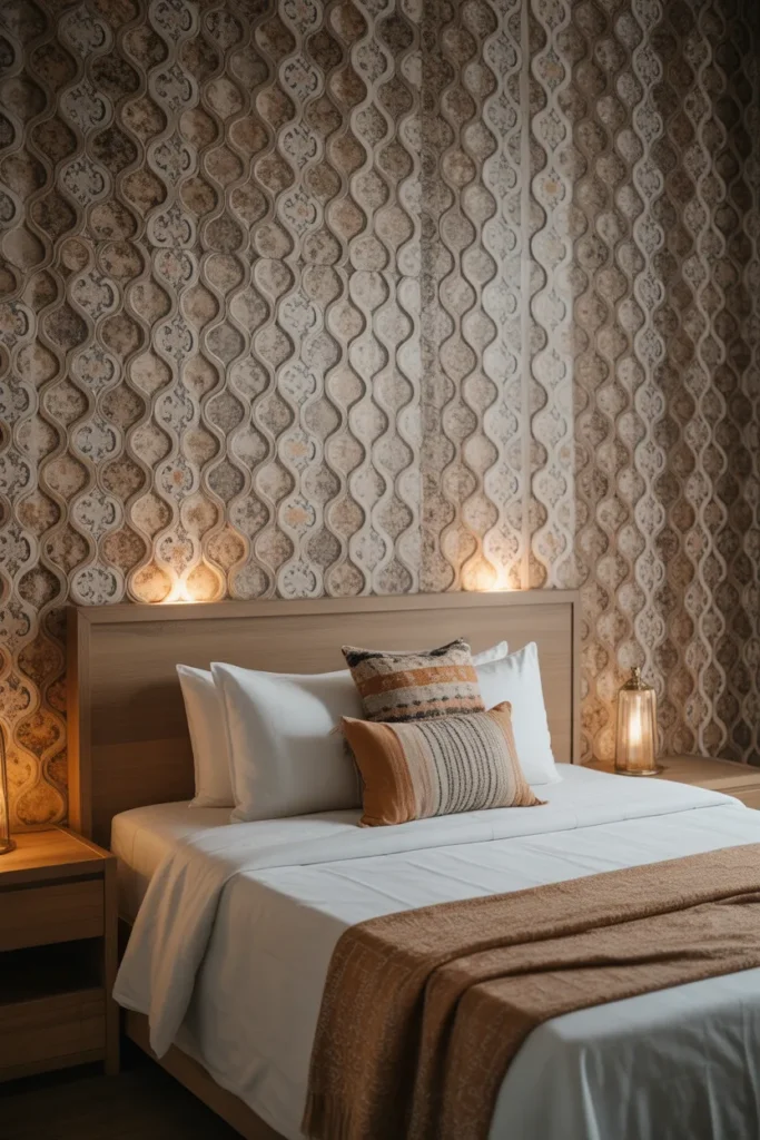 boho bedroom wallpaper