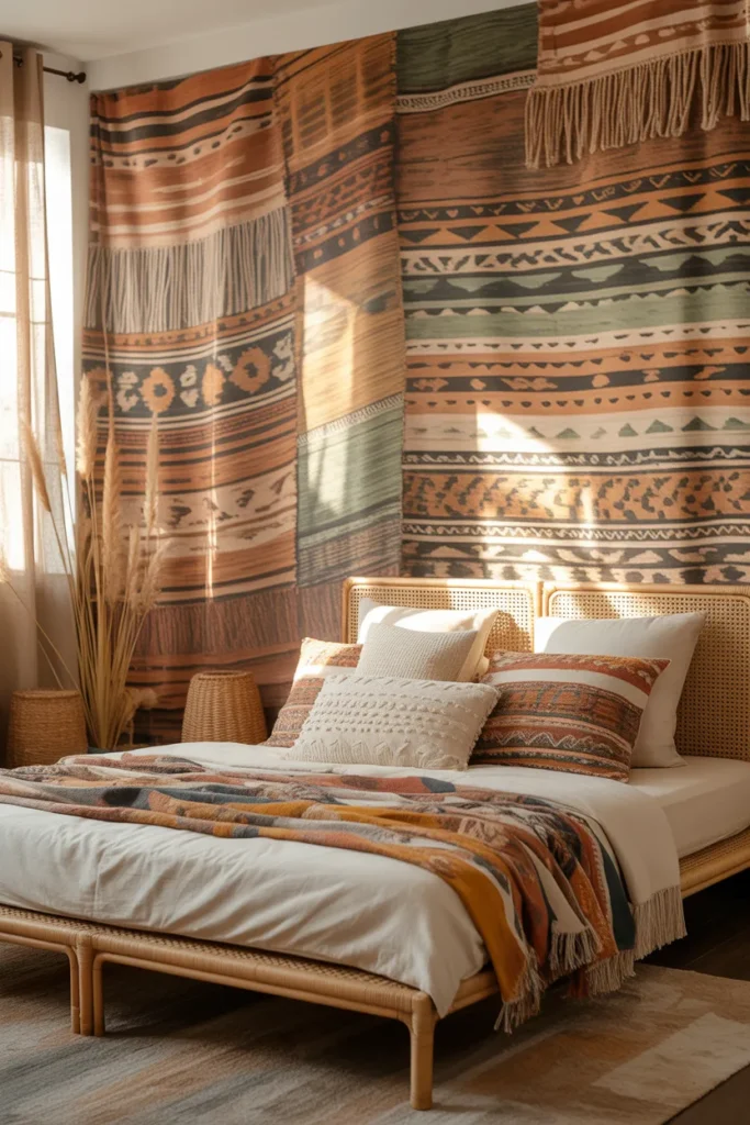boho bedroom wallpaper
