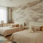 cloud wallpaper bedroom