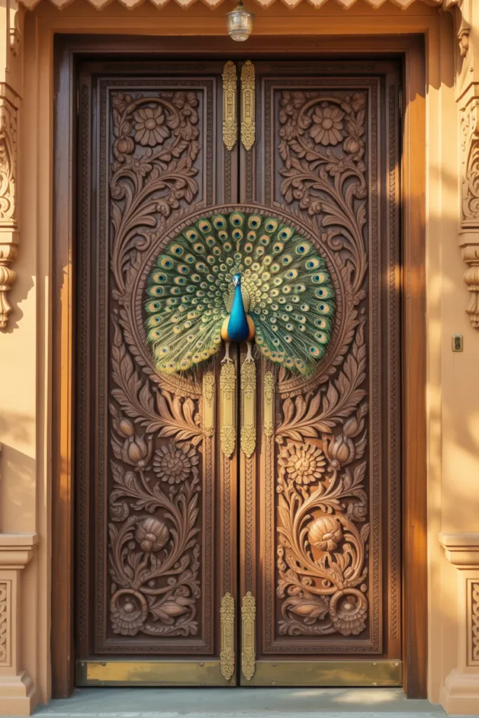 main door carving design entrance