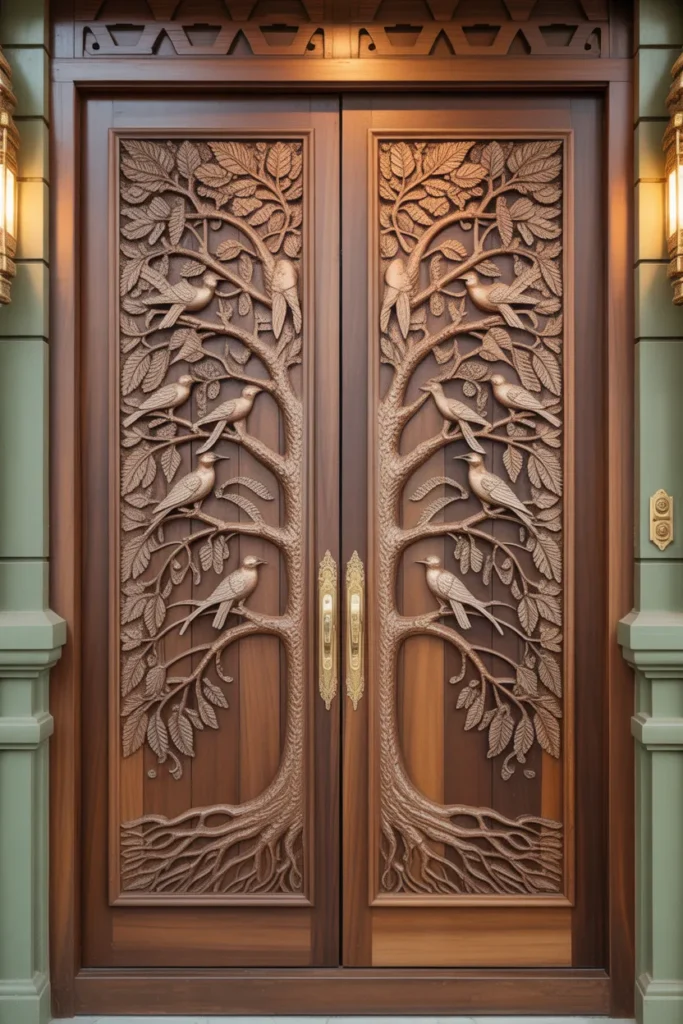 main door carving design entrance