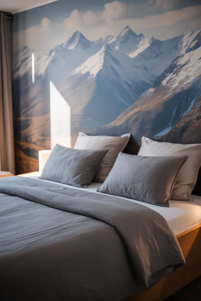 mural wallpaper bedroom