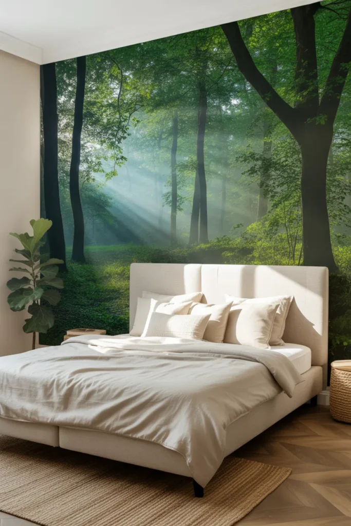 mural wallpaper bedroom