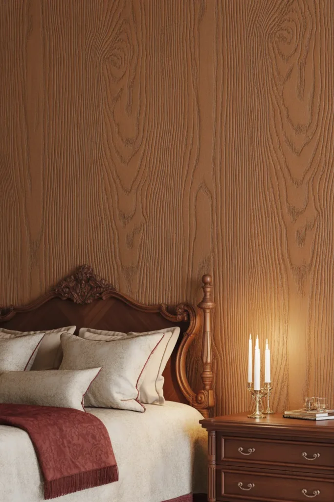 textured wallpaper bedroom