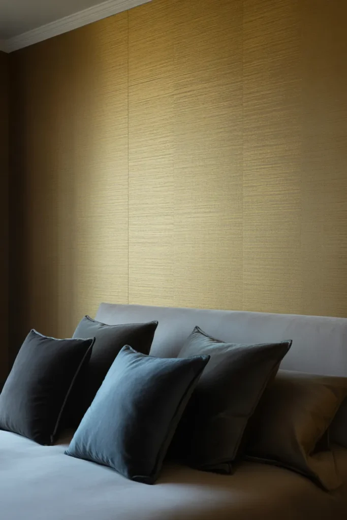 textured wallpaper bedroom