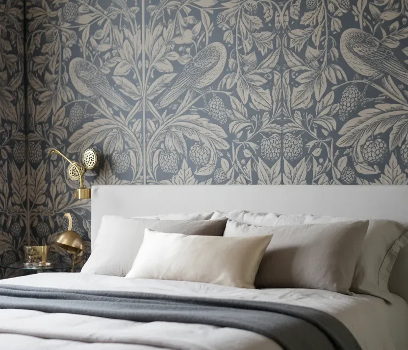 15 William Morris Wallpaper Bedroom Ideas That Will Make Your Room Feel Like a Timeless Masterpiece 😍✨