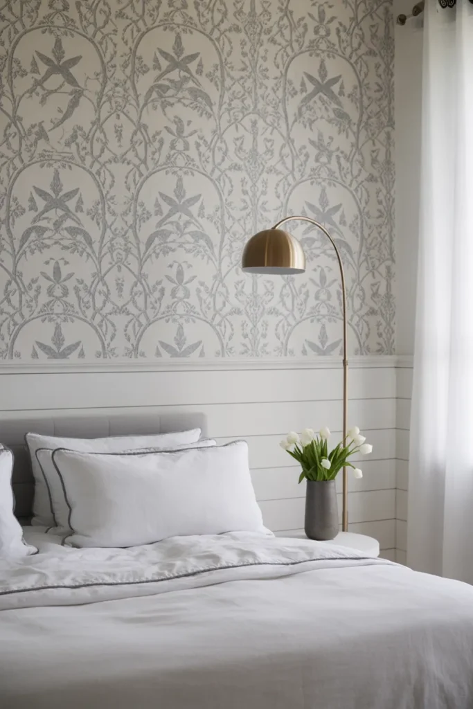 william morris wallpaper bedroom