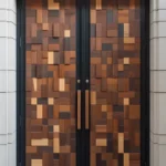 wooden main double door design