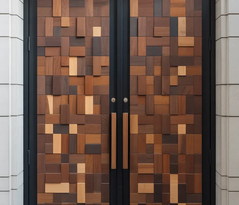 20 Wooden Main Double Door Designs