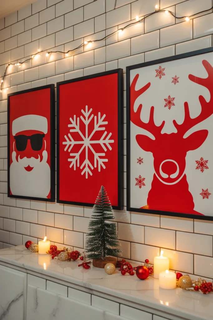 bathroom christmas decor ideas