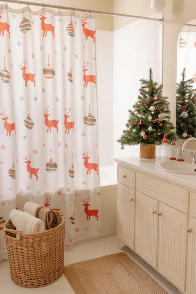 bathroom christmas decor ideas