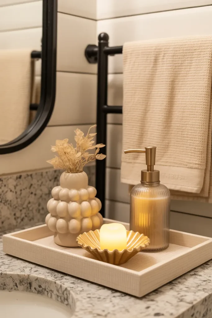 bathroom counter decor ideas