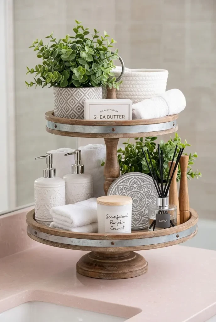 bathroom counter decor ideas