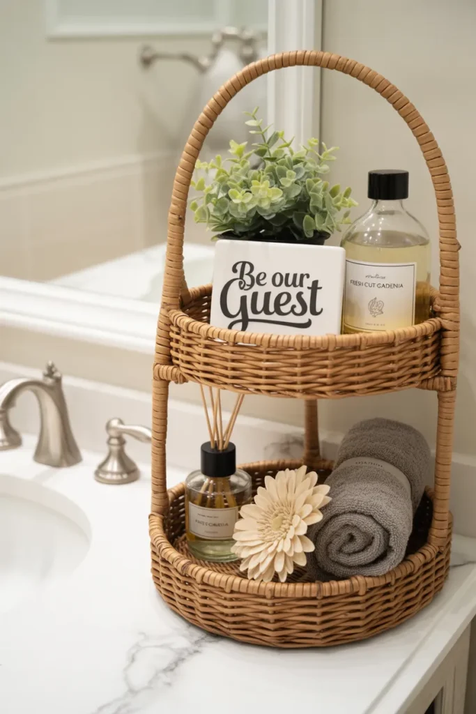 bathroom counter decor ideas