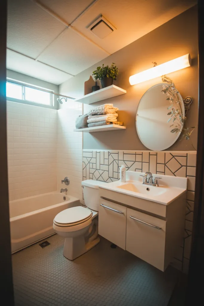 bathroom decor ideas on a budget