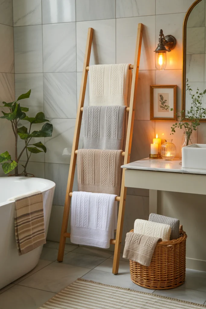 bathroom towel decor ideas