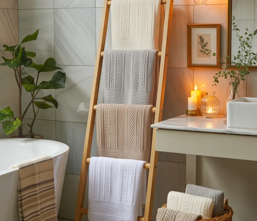 15 Bathroom Towel Decor Ideas