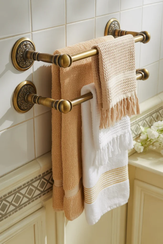 bathroom towel decor ideas