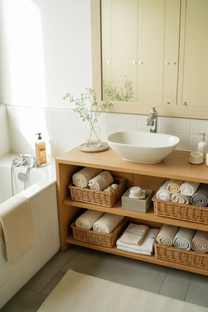 bathroom towel decor ideas