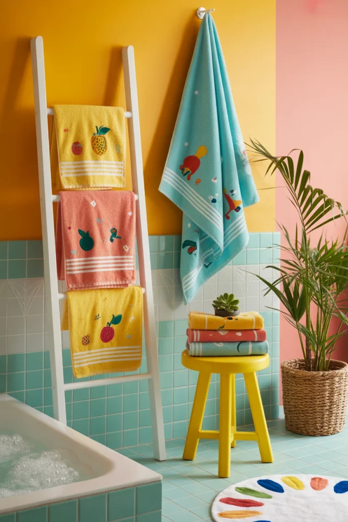 bathroom towel decor ideas