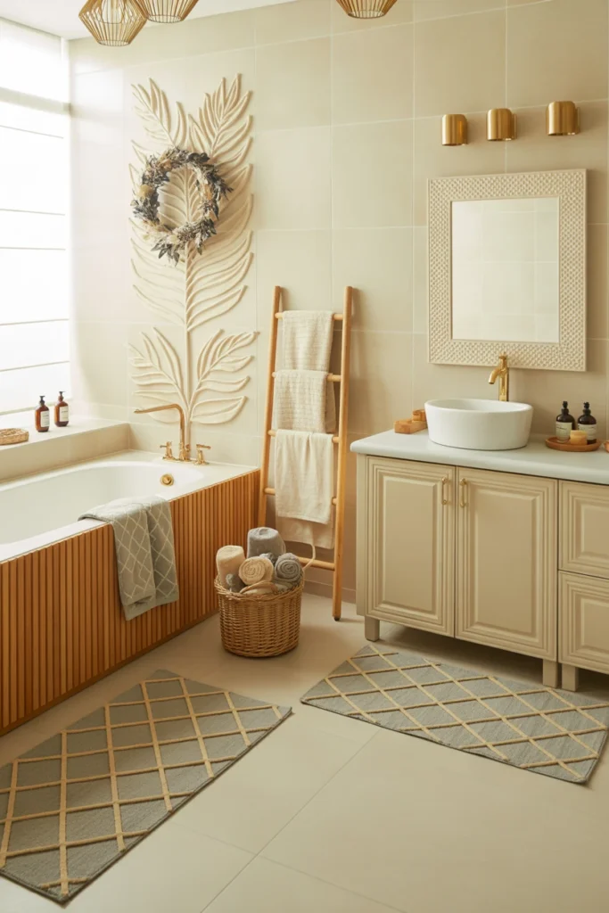 bathroom towel decor ideas