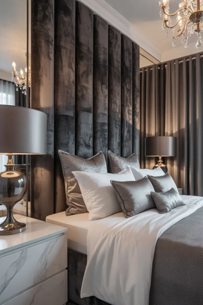 bedroom ideas white and grey