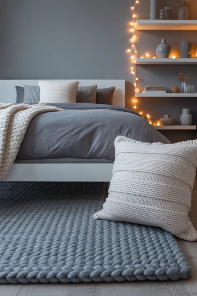 bedroom ideas white and grey