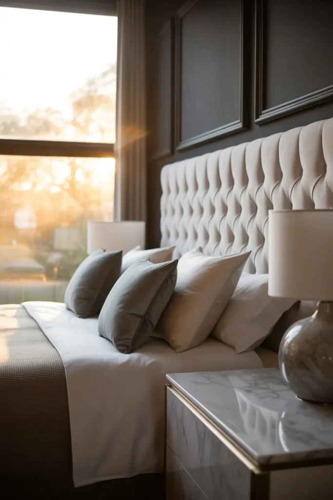 bedroom ideas white and grey