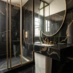 black and gold bathroom decor ideas