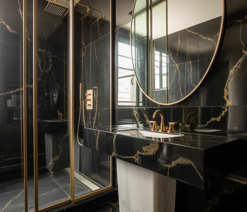 18 Black and Gold Bathroom Decor Ideas