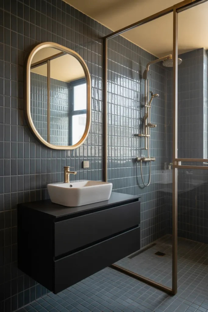 black and gold bathroom decor ideas