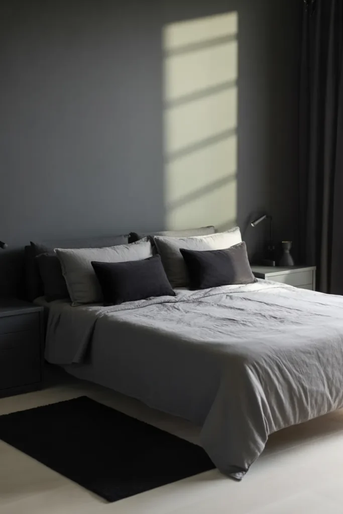 black and grey bedroom ideas