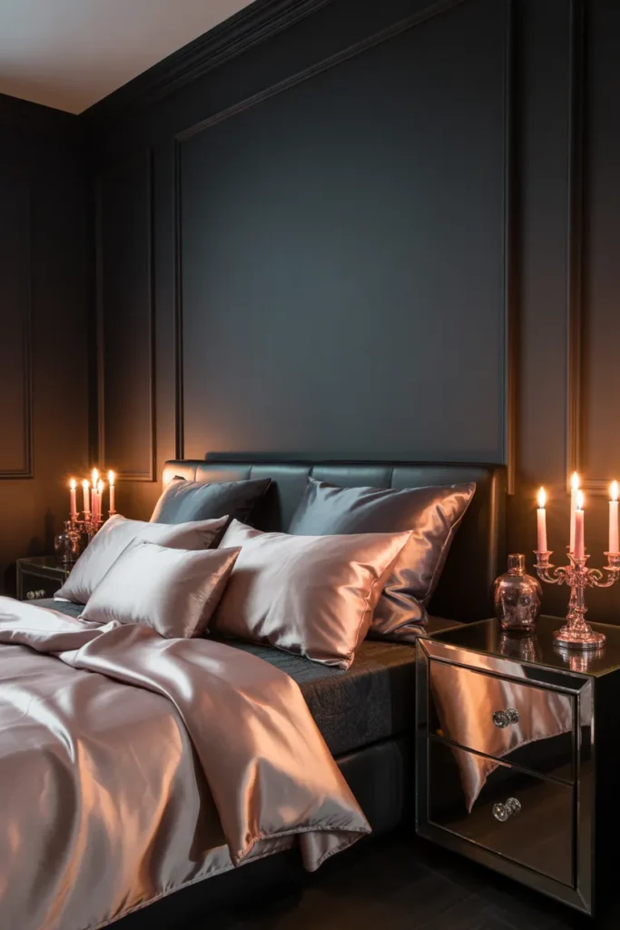 black pink and grey bedroom ideas