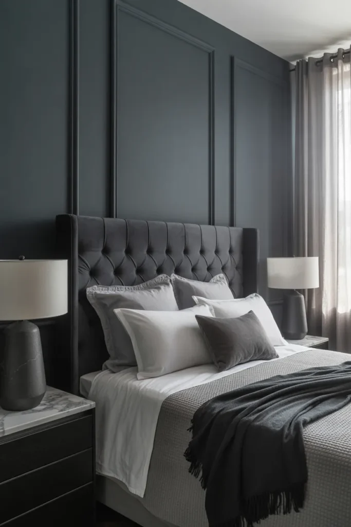 black white and grey bedroom ideas