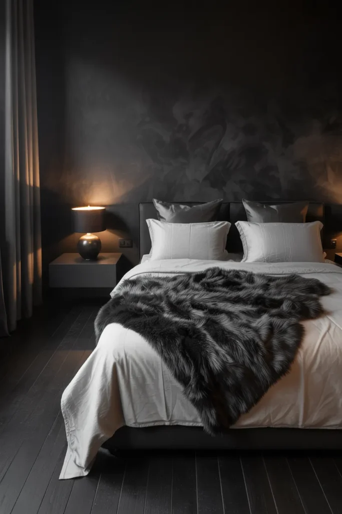 black white and grey bedroom ideas