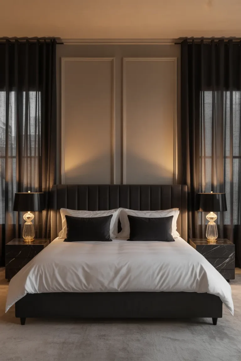 18 Black White and Grey Bedroom Ideas