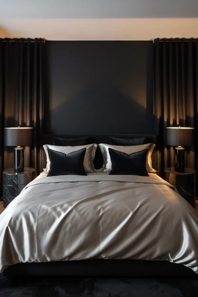 black white and grey bedroom ideas