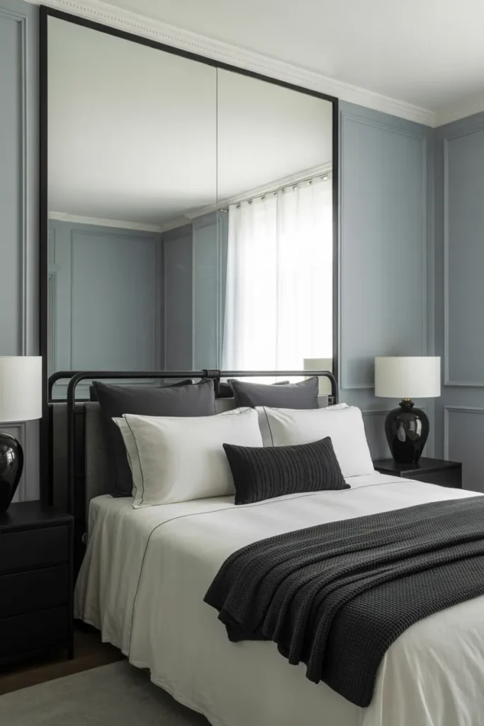 black white and grey bedroom ideas