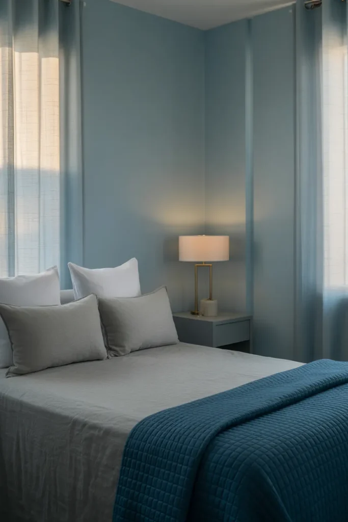 blue grey bedroom ideas