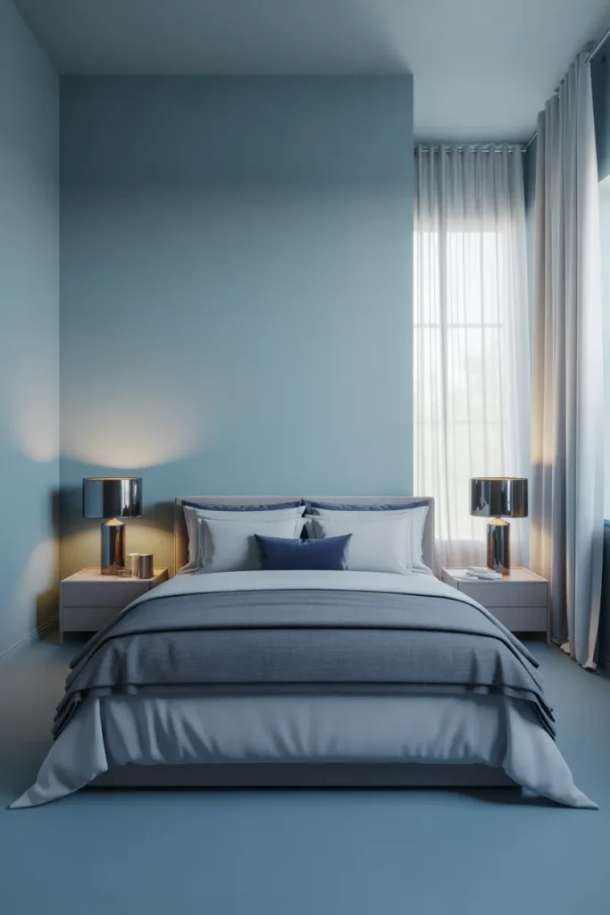 blue grey bedroom ideas