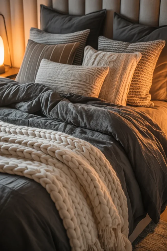 charcoal grey bedroom ideas