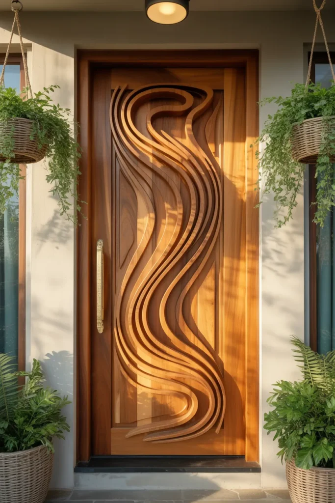 cnc main door design