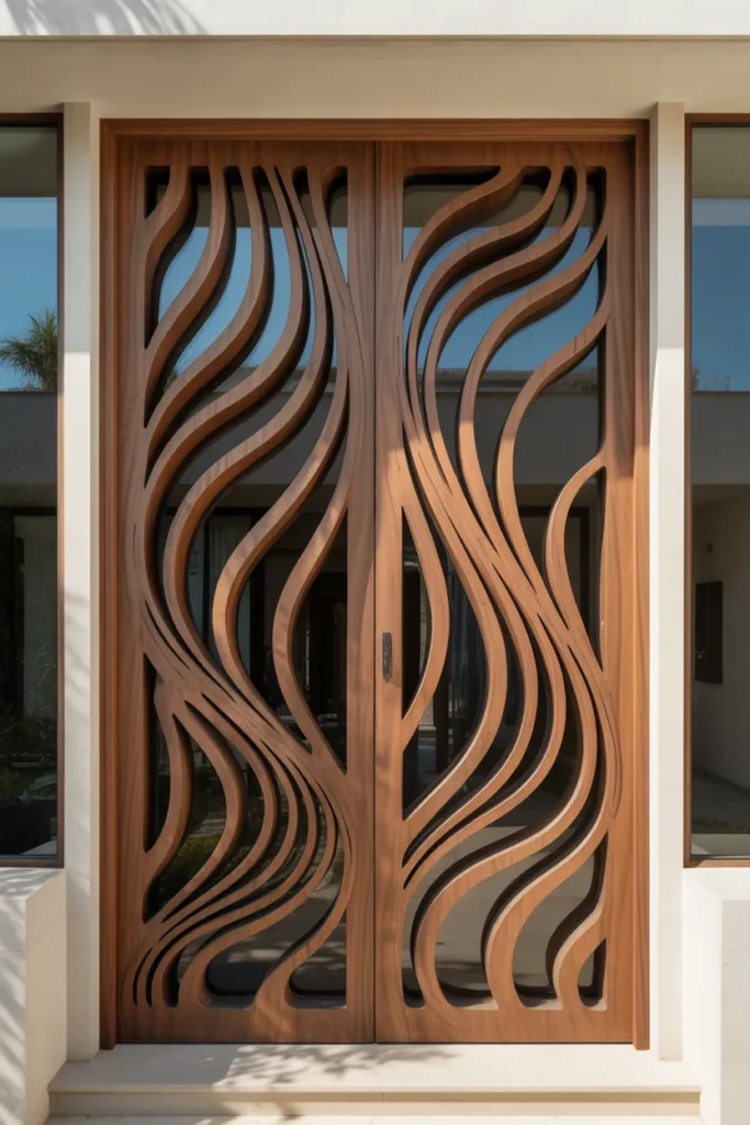 cnc main door design