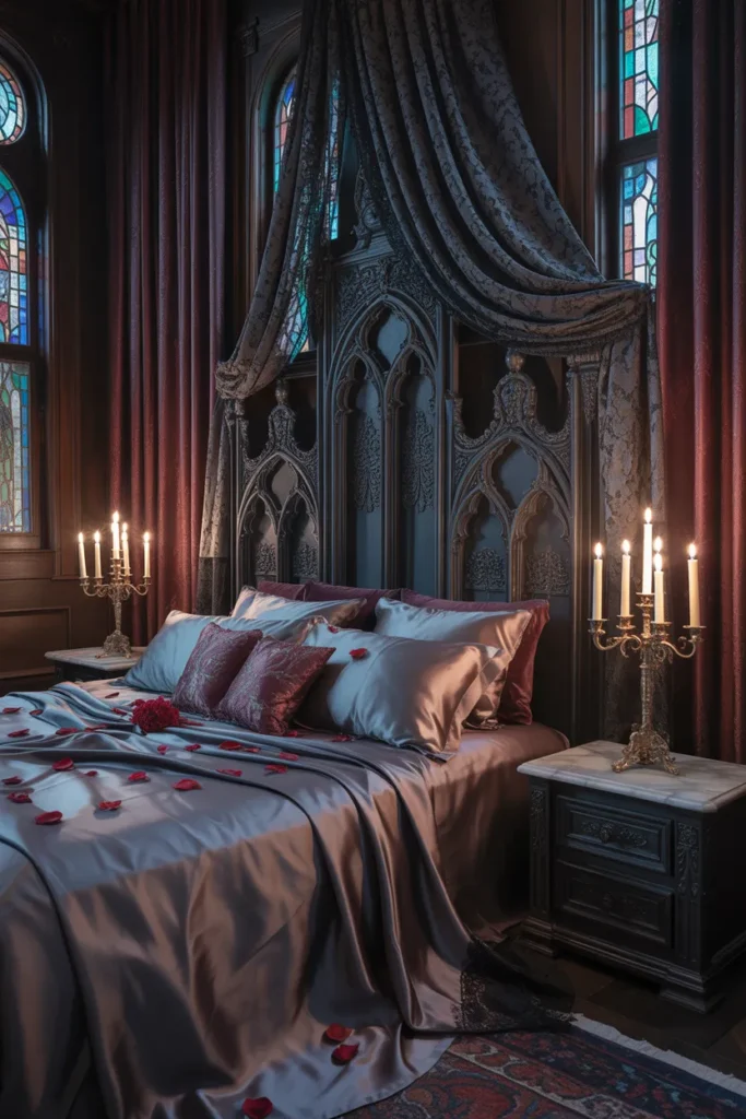 dark grey bed frame bedroom ideas