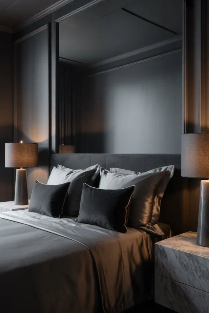 dark grey bedroom ideas