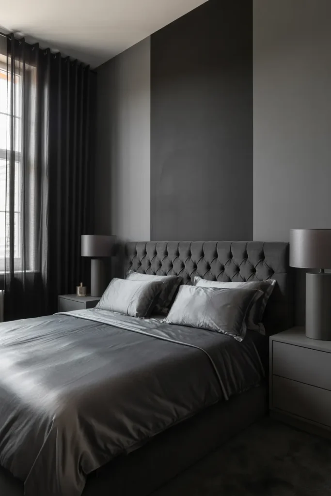 dark grey bedroom ideas