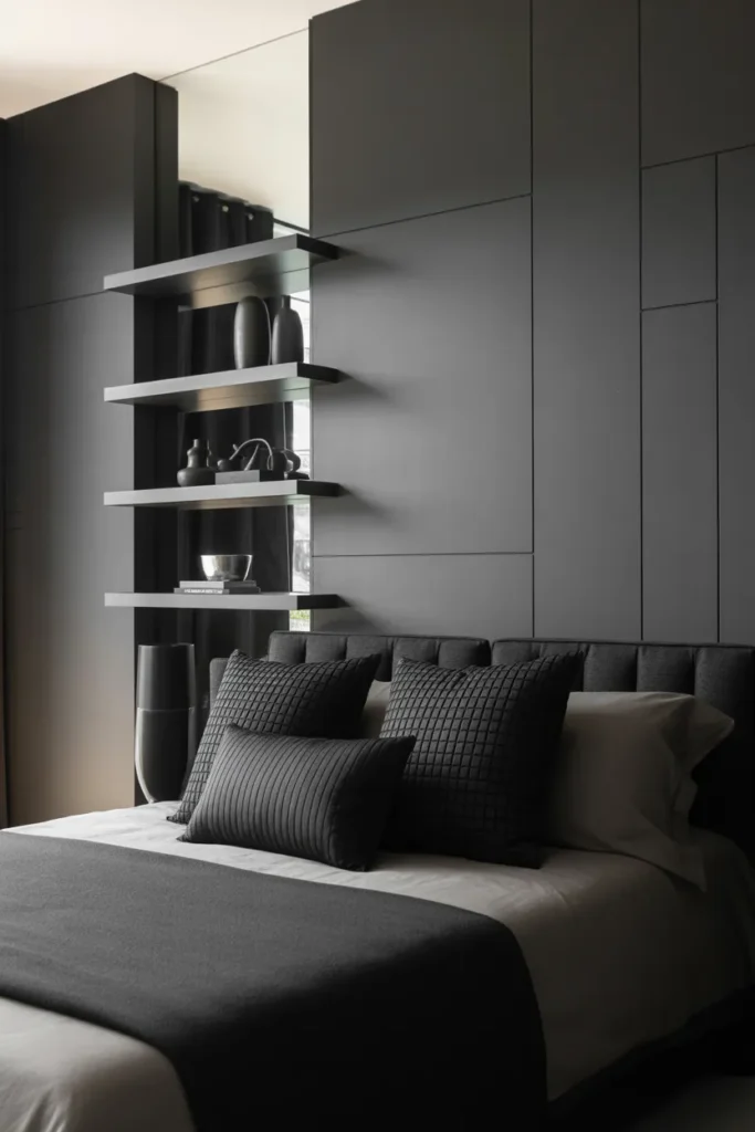 dark grey bedroom ideas